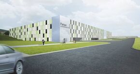 So wird das neue Parkhaus am UKJ nach der Fertigstellung 2016 aussehen. Visualisierung: Contipark Unternehmensgruppe.